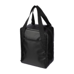 Sac isotherme en polyester avec poignées courtes pour le transport couleur noir cinquième vue