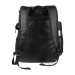 Sac à dos isotherme polyester PU plusieurs poches compartiments couleur noir sixième vue