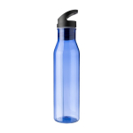 Gourde en RPET couvercle noir incluant un bec verseur pliable 730ml couleur bleu ultramarine quatrième vue