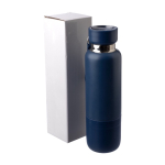 Thermos acier inoxydable 500ml avec finition mate et gobelet de 300ml couleur bleu sixième vue
