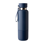 Thermos acier inoxydable 500ml avec finition mate et gobelet de 300ml couleur bleu huitième vue