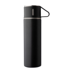 Thermos à double paroi acier inoxydable de 420ml et 2 tasses de 150ml couleur noir septième vue