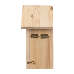 Maisonnette à suspendre en forme de papillon en bois de pin couleur marron sixième vue
