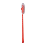 Mètre ruban rétractable, bouton-poussoir et mécanisme de blocage 1,5m couleur rouge quatrième vue