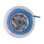Mètre ruban rétractable, bouton-poussoir et mécanisme de blocage 1,5m couleur bleu ultramarine deuxième vue
