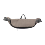 Ceinture banane tricolore en polyester avec poche avant et supérieure couleur taupe sixième vue