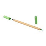 Crayon infini en bambou avec fonction stylo à l'autre extrémité couleur vert clair cinquième vue