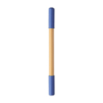 Crayon infini en bambou avec fonction stylo à l'autre extrémité couleur bleu ultramarine première vue