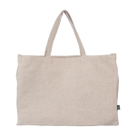 Sac en chanvre de couleur naturelle avec anses assorties 280 g/m² couleur kaki sixième vue