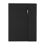 Porte-documents en polyester recyclé, porte-cartes et mobile couleur noir première vue