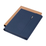 Porte-documents en polyester recyclé, porte-cartes et mobile couleur bleu cinquième vue