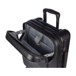 Valise en ABS avec poche frontale pour ordinateur et cadenas à code couleur noir septième vue