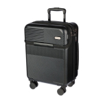 Valise en ABS avec poche frontale pour ordinateur et cadenas à code première vue