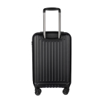 Valise en ABS avec poche intérieure pour ordinateur et cadenas à code couleur noir troisième vue
