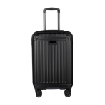 Valise en ABS avec poche intérieure pour ordinateur et cadenas à code couleur noir cinquième vue