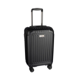 Valise en ABS avec poche intérieure pour ordinateur et cadenas à code couleur noir avec zone d'impression