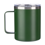 Tasse en acier inoxydable recyclé étanche avec couvercle 300ml couleur vert cinquième vue