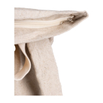 Sac à dos enroulable en chanvre fermeture éclair frontale, 280 g/m² couleur kaki sixième vue