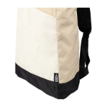 Sac à dos enroulable en RPET avec fermeture éclair sur le devant couleur beige première vue