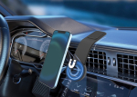 Support magnétique de voiture pour téléphone avec matériaux recyclés couleur noir vue d'ambiance