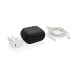 Kit de charge pour téléphones et autres appareils avec étui couleur noir