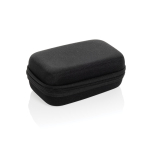 Kit de charge 3 pièces en plastique recyclé avec powerbank 5 000 mAh couleur noir troisième vue