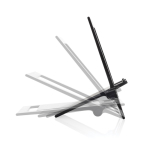 Support de téléphone pliable en plastique recyclé couleur noir dixième vue