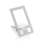 Support de téléphone pliable en plastique recyclé couleur blanc
