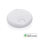 Localisateur d'objets en plastique recyclé compatible avec Apple couleur blanc