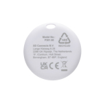 Localisateur d'objets en plastique recyclé compatible avec Apple couleur blanc sixième vue