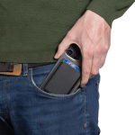 Portefeuille magnétique pour téléphone en simili cuir avec support couleur noir neuvième vue