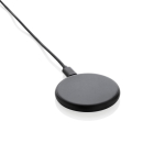 Chargeur magnétique sans fil en plastique recyclé et bambou 3 en 1 couleur noir