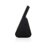 Chargeur sans fil en plastique recyclé avec support de charge 3 en 1 couleur noir vue 12