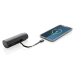 Powerbank portable amovible idéal pour recycler la batterie 5 000 mAh couleur noir huitième vue