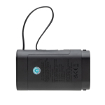 Powerbank portable amovible idéal pour recycler la batterie 10 000 mAh couleur noir deuxième vue