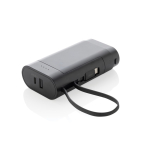 Powerbank portable amovible idéal pour recycler la batterie 10 000 mAh couleur noir sixième vue
