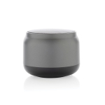 Haut-parleur sans fil en plastique recyclé avec microphone de 3W couleur gris