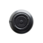 Haut-parleur sans fil en plastique recyclé avec microphone de 3W couleur gris quatrième vue