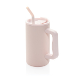 Tasse isotherme élégante en acier inoxydable recyclé de 800 ml couleur rose