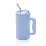 Tasse isotherme élégante en acier inoxydable recyclé de 800 ml couleur bleu ciel
