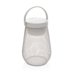 Lampe de bureau en plastique recyclé avec 3 modes de luminosité IPX4 couleur gris
