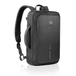 Sac à dos antivol en RPET convertible en mallette pour PC 16” vue avec logo