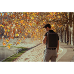 Sac à dos antivol en RPET convertible en mallette pour PC 16” vue d'ambiance 2