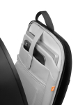 Sac à dos antivol en RPET imperméable avec protection RFID de 16” couleur noir