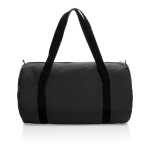 Sac de sport pliable en RPET avec pochette de rangement couleur noir deuxième vue
