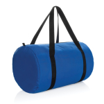 Sac de sport pliable en RPET avec pochette de rangement couleur bleu roi