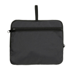 Sac à dos pliable en RPET léger avec compartiment frontal couleur noir septième vue