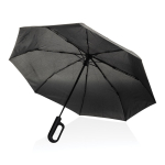 Parapluie en RPET résistant au vent avec poignée à clip Ø97 couleur noir