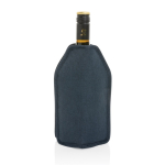 Housse rafraîchissante en RPET pour bouteilles en plusieurs couleurs couleur bleu marine deuxième vue
