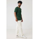 T-shirt unisexe 100 % coton coupe regular 180 g/m² Iqoniq couleur vert forêt cinquième vue avec modèle